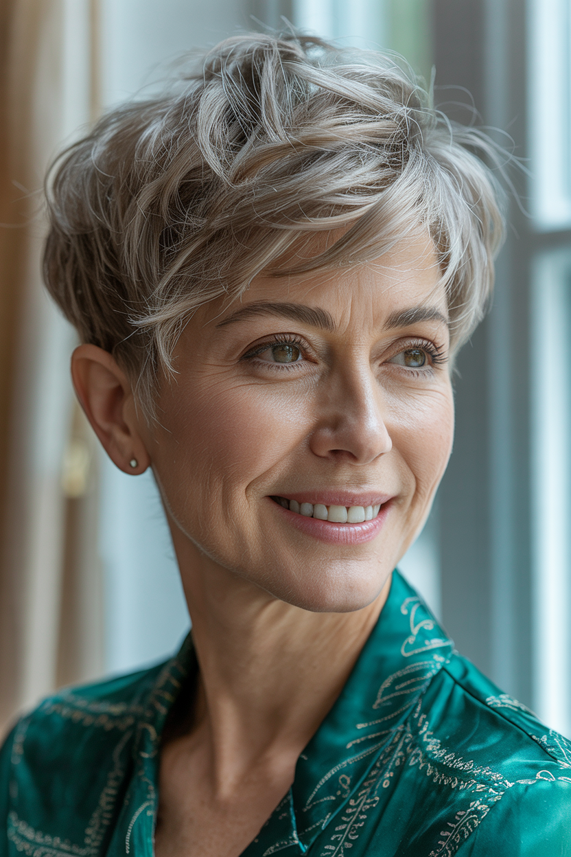 30 Volume-Enhancing Short Hairstyles for Mature Women with Thin Hair